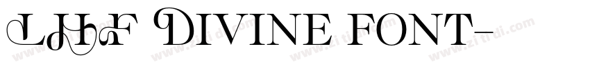LHF Divine font字体转换